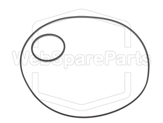 Kit courroies de remplacement pour autoradio cassette Philips RC438 90RC438