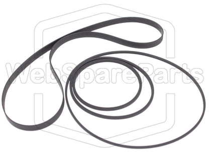 Kit Courroies Pour Platine Cassette Panasonic SG-60