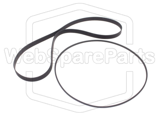 Kit Courroies (Version 1) Pour Platine Cassette Akai CS-F11