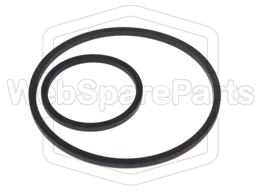 Kit Courroies Pour Magnétoscope Fisher FVS-P495 HV