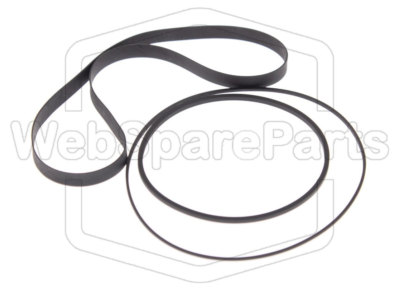Kit Courroies Pour Platine Cassette Stéréo Kenwood KX-530