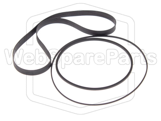 Kit Courroies Pour Platine Cassette Stéréo Kenwood KX-530