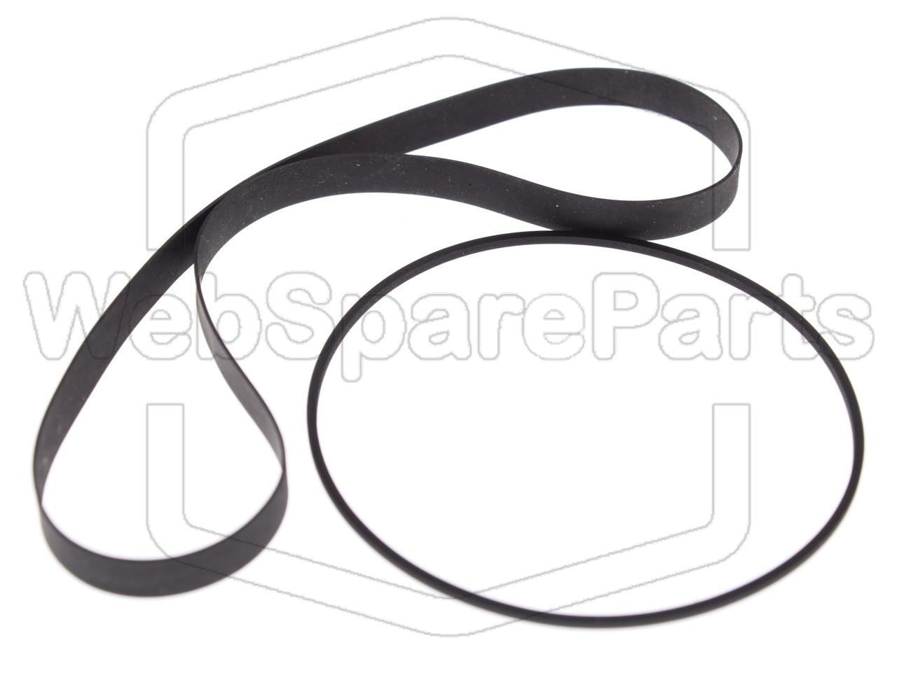 Kit de courroies pour lecteur cassette Kenwood KRX-5/L