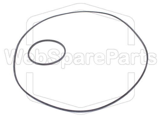 Kit de Courroies Pour Autoradio Sharp RG-9300