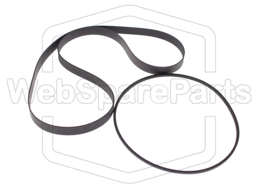 Kit Courroies Pour Platine Cassette Sansui D-35BF