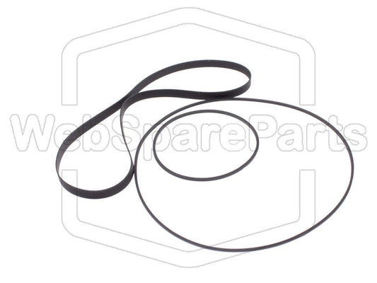 Kit Courroies Pour Platine Cassette Akai GX-C715D