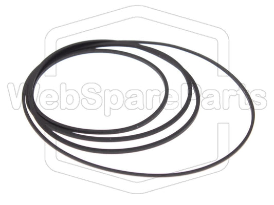 Kit Courroies Pour Platine Cassette Stéréo Kenwood KX-1010