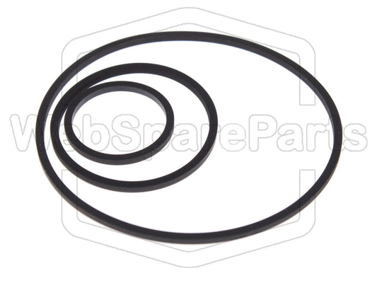 Kit Courroies Pour Magnétoscope NEC N-9073 B