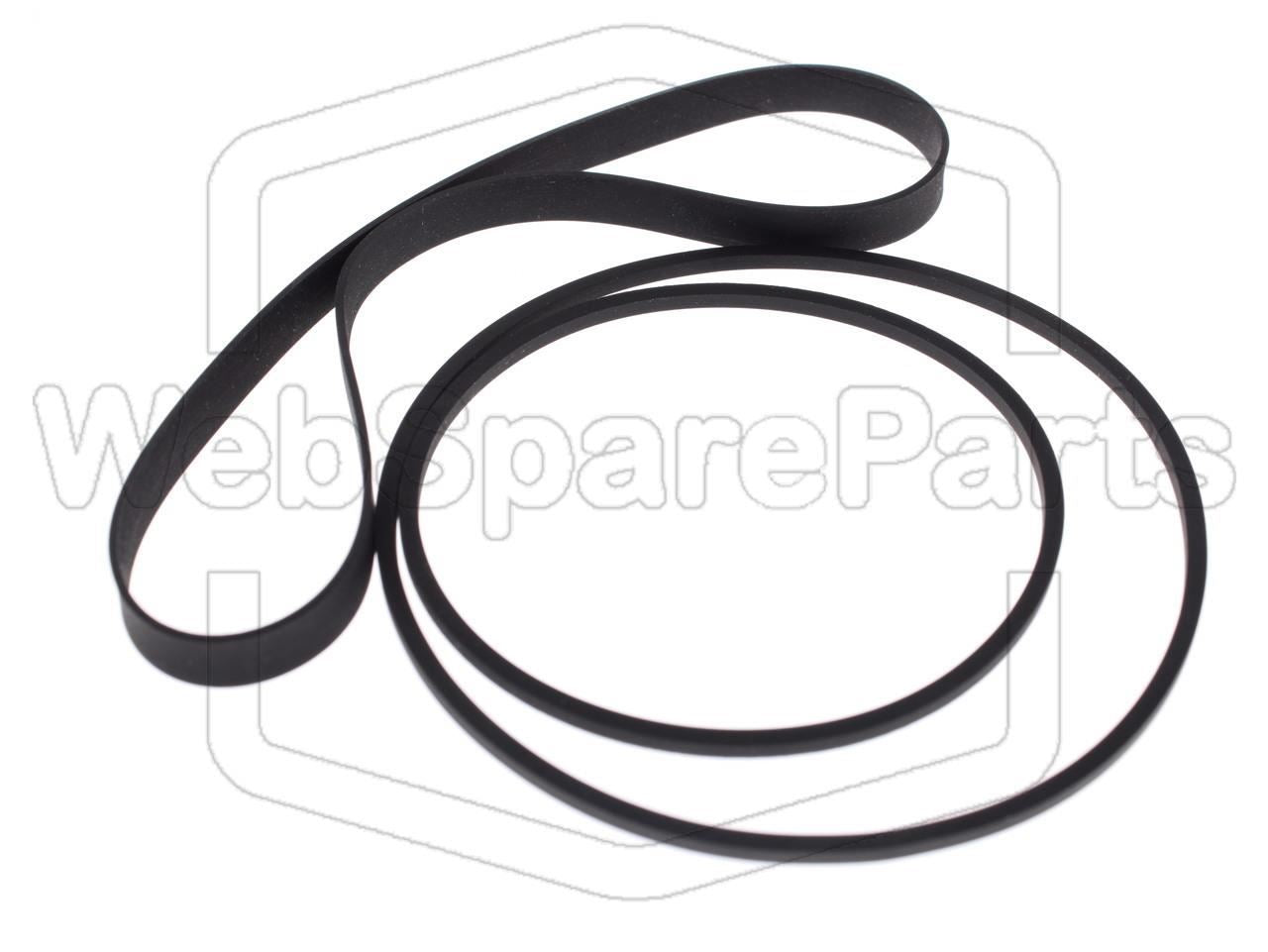 Kit de courroies pour magnétoscope Mitsubishi HS-318