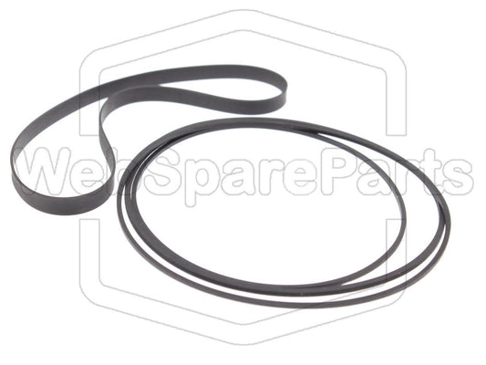 Kit Courroies Pour Platine Cassette Akai CS-707D