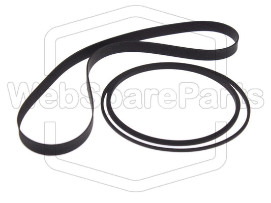 Kit de courroies pour lecteur cassette Akai GX-C38