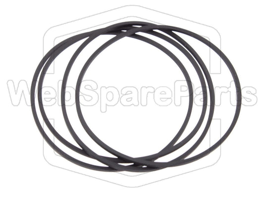 Kit Courroies Pour Platine Cassette Sony TC-W606/M