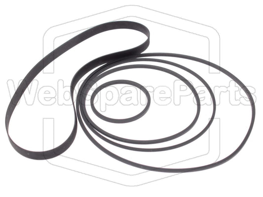 Kit Courroies Pour Platine Cassette Luxman K-113