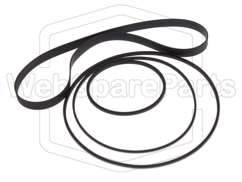 Kit Courroies Pour Platine Cassette Stéréo Kenwood KX-600