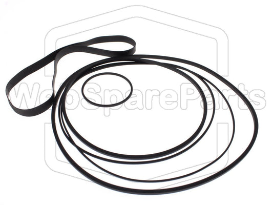 Kit Courroies Pour Magnétoscope Sony SL-J7 Betamax