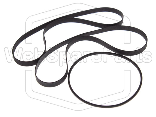 Kit Courroies Pour Platine Cassette Aiwa AD-WX717