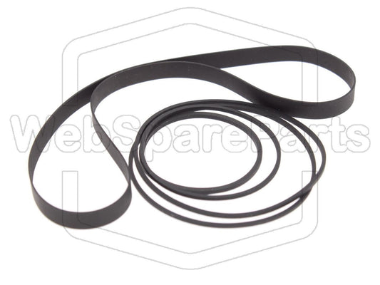 Kit Courroies Pour Platine Cassette Sansui SC-5300