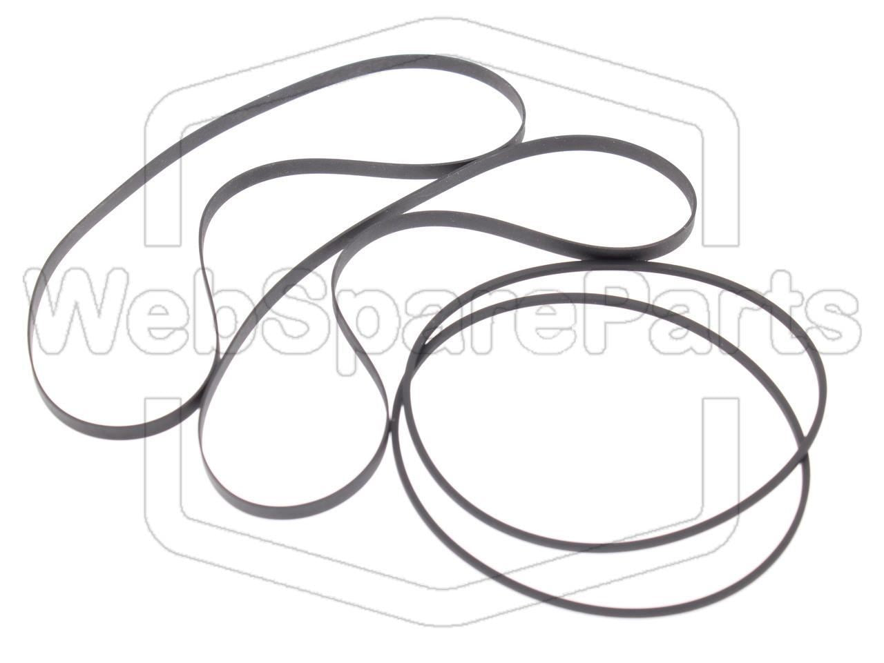 Kit Courroies Pour Platine Cassette Aiwa AD-WX20