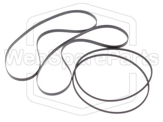 Kit Courroies Pour Platine Cassette Aiwa AD-WX20