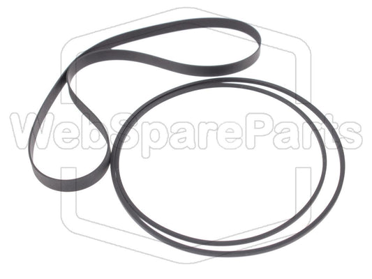 Kit de courroies pour lecteur cassette Aiwa CX-50
