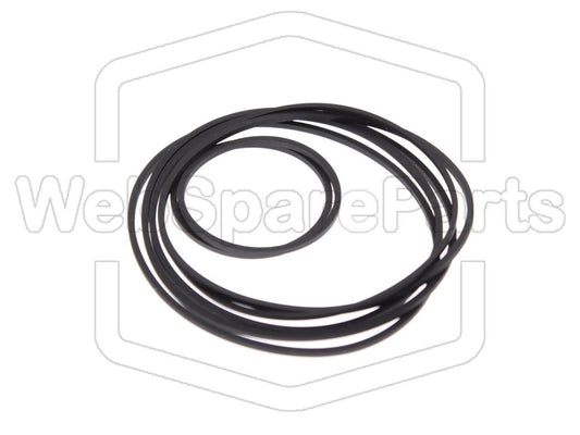 Kit Courroies Pour Double Platine Cassette Kenwood KX-58W