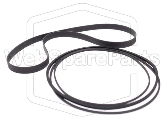 Kit Courroies Pour Platine Cassette Sony TC-K6B