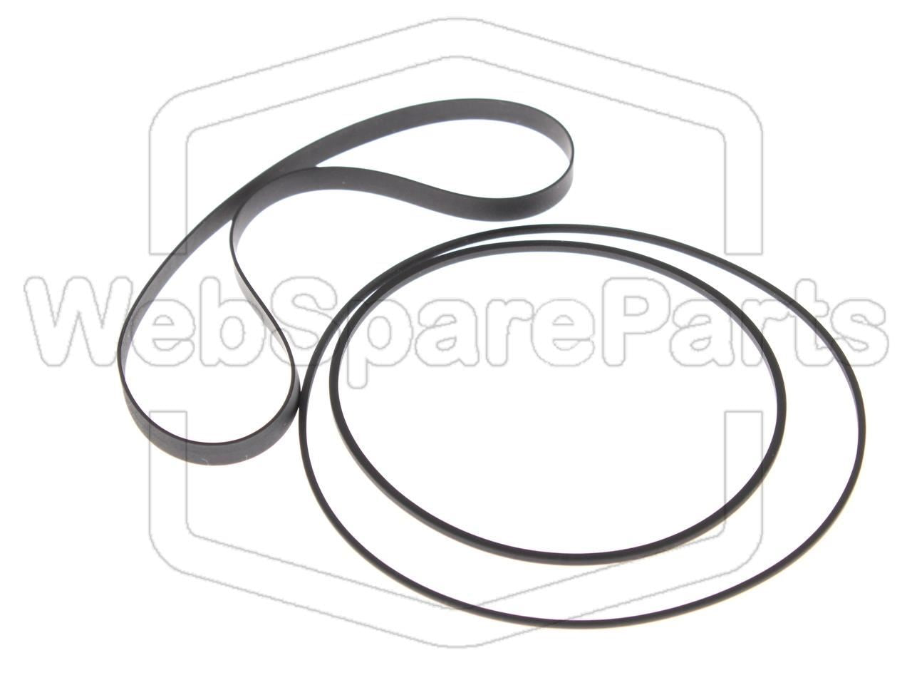 Kit de courroies pour lecteur cassette Sharp RT-15H