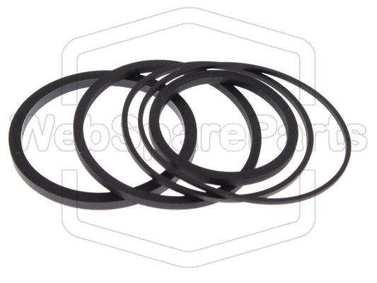 Kit Courroies Pour Magnétoscope Sanyo VPR-5800 Betamax