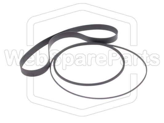Kit Courroies Pour Platine Cassette Harman Kardon CD-101