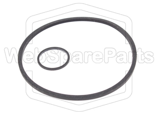 Kit Courroies Pour Lecteur CD JVC CA-C55 BK