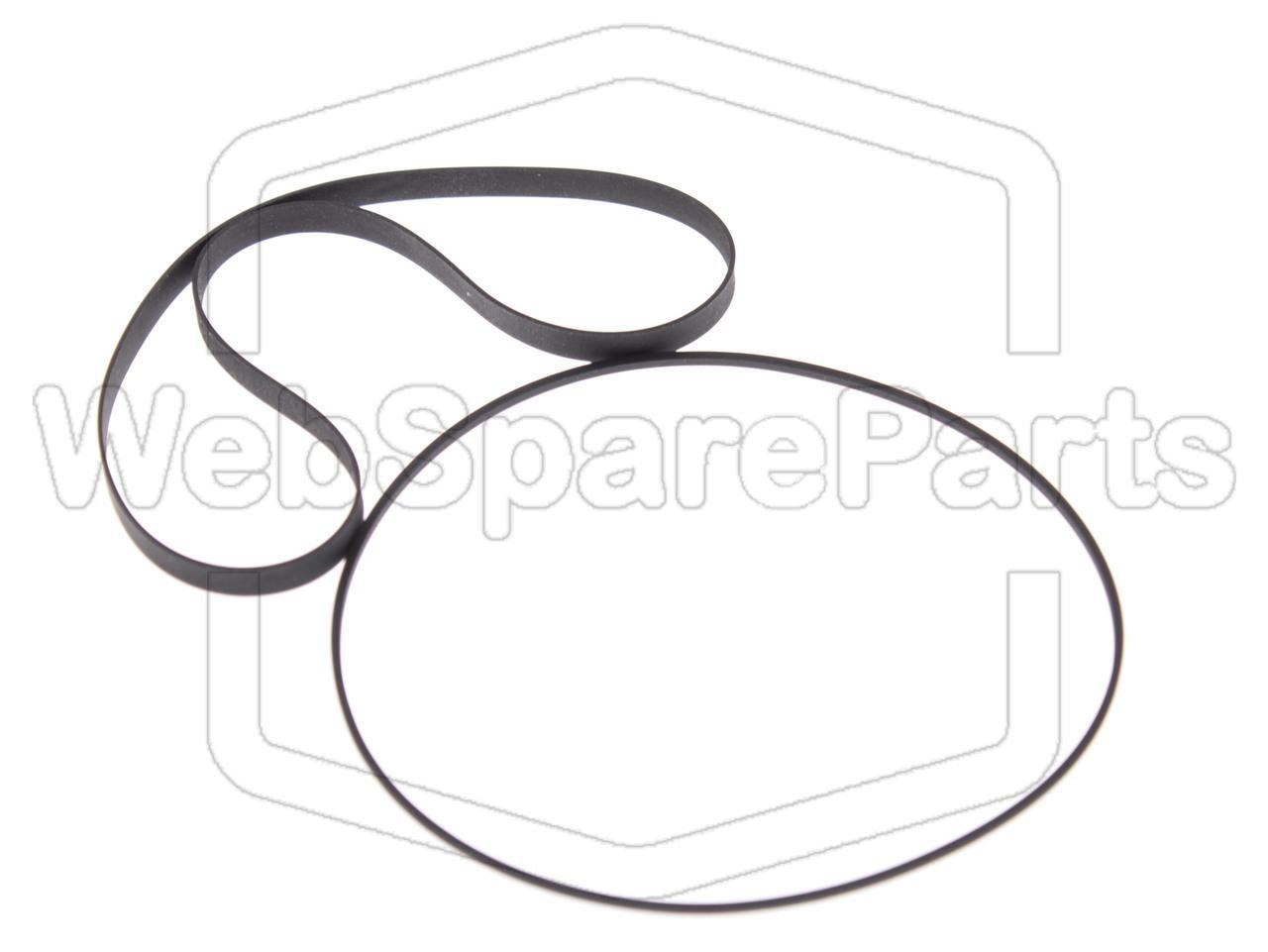 Kit Courroies Pour Platine Cassette Stéréo Kenwood KX-550HX