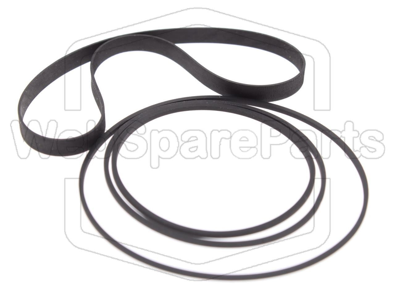 Kit Courroies Pour Platine Cassette Dual C-806