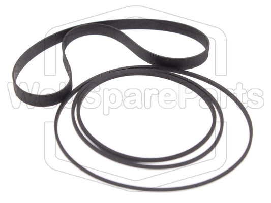 Kit Courroies Pour Platine Cassette Dual C-806
