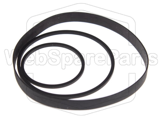 Kit Courroies Pour Caméscope Hitachi VM-600 VHS Movie