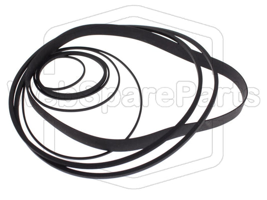 Kit Courroies Pour Magnétoscope Tensai TVR-900