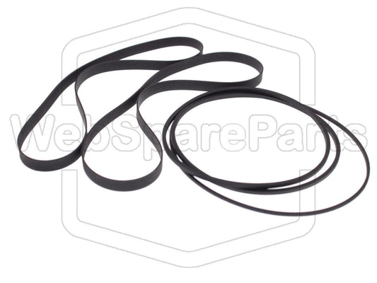 Kit Courroies Pour Platine Cassette Hitachi D-W700