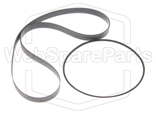 Kit de courroies Pour Magnétophone cassette stéréo Technics RS-B49R