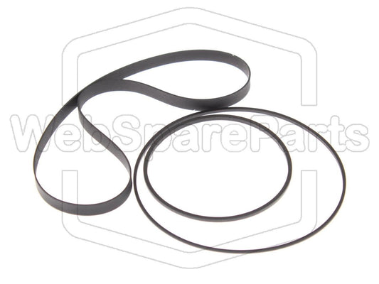 Kit de courroies pour lecteur cassette Sony TC-78