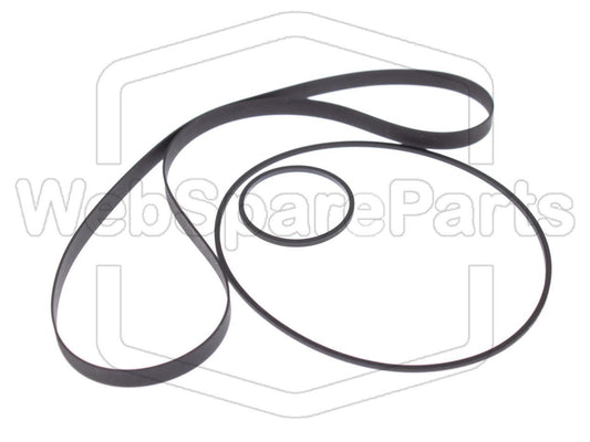 Kit Courroies Pour Platine Cassette Grundig SCF 6000