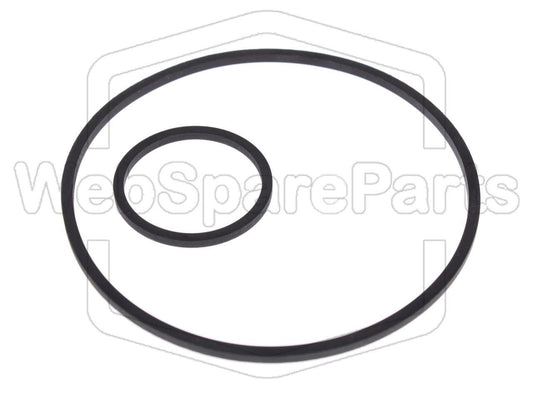 Kit Courroies Pour Magnétoscope Fisher FVH-P5050S