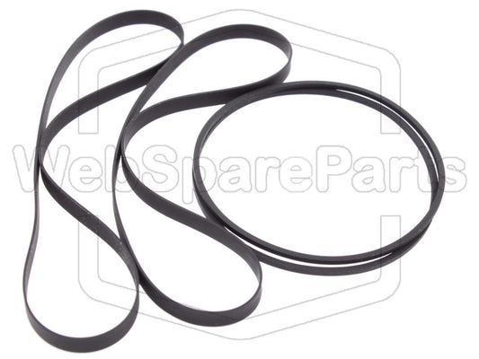 Kit Courroies Pour Platine Cassette Panasonic RX-DT505