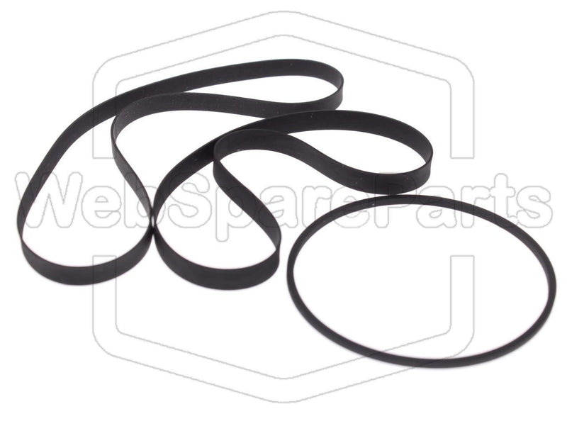 Kit Courroies Pour Platine Cassette Denon UDR-200