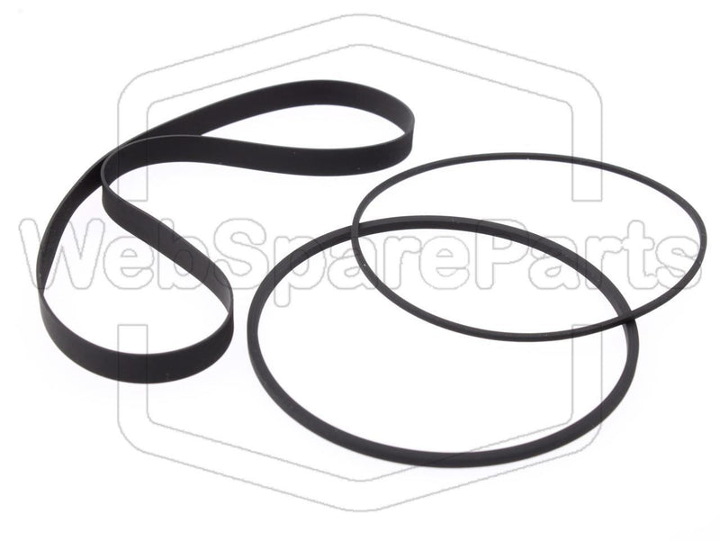 Kit Courroies Pour Platine Cassette Teac A-480