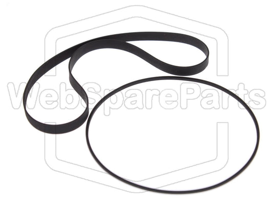 Kit Courroies Pour Platine Cassette Yamaha KX-400