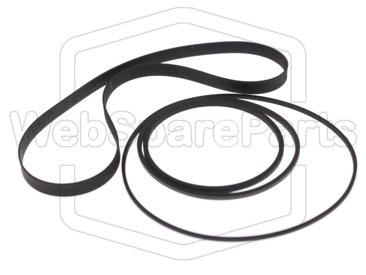 Kit de courroies pour lecteur cassette Sony TC-V10
