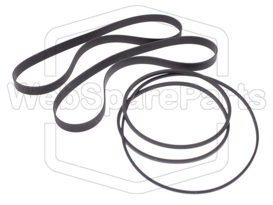 Kit Courroies Pour Platine Cassette Teac W-470