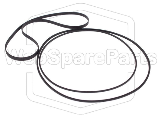 Kit Courroies Pour Platine Cassette National-Panasonic RS-612US