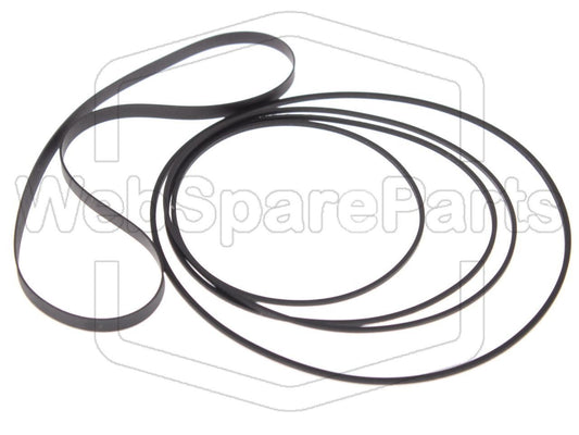 Kit Courroies Pour Platine Cassette Stéréo Kenwood KX-760