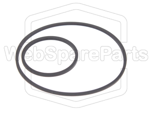 Kit Courroies Pour Platine Cassette Atari 410 Program