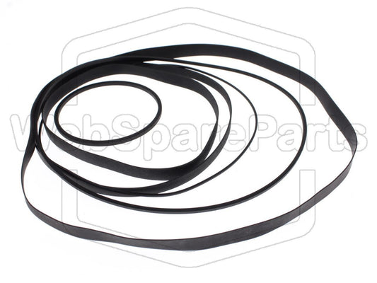 Kit Courroies Pour Magnétoscope NEC PVC-2300 Betamax